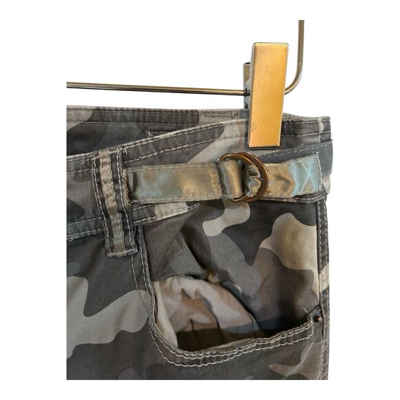 Sundance Reed Camo Pants Sz 14 Straight Leg Ankle Crop High Rise J27 - Picture 5 of 9